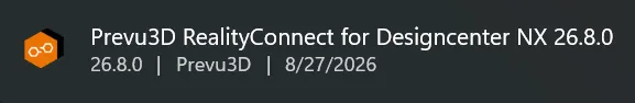 RealityConnect Install the realityconnect for NX p