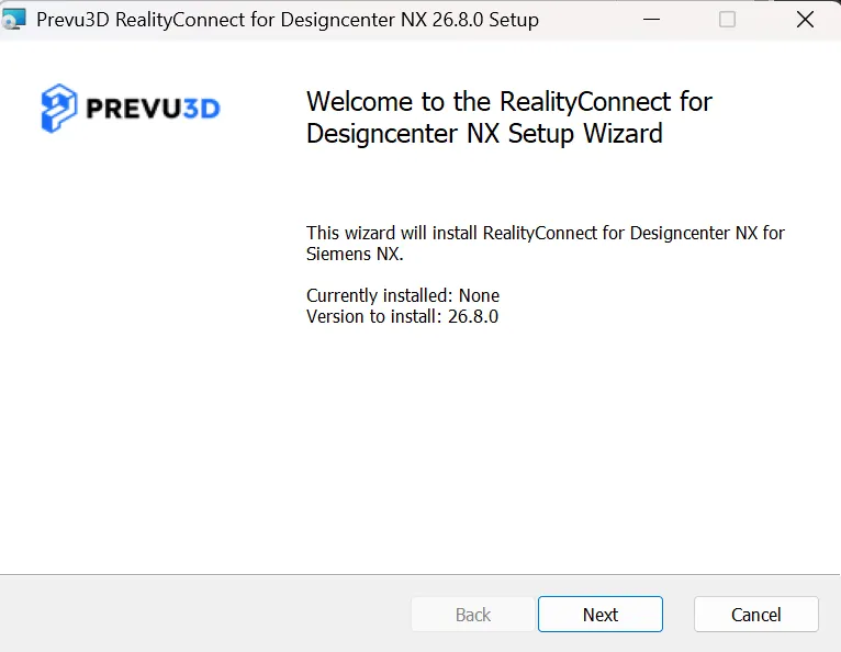 RealityConnect Install the realityconnect for NX p