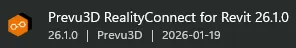RealityConnect for Revit installation