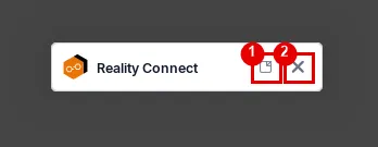 RealityConnect Omniverse tray