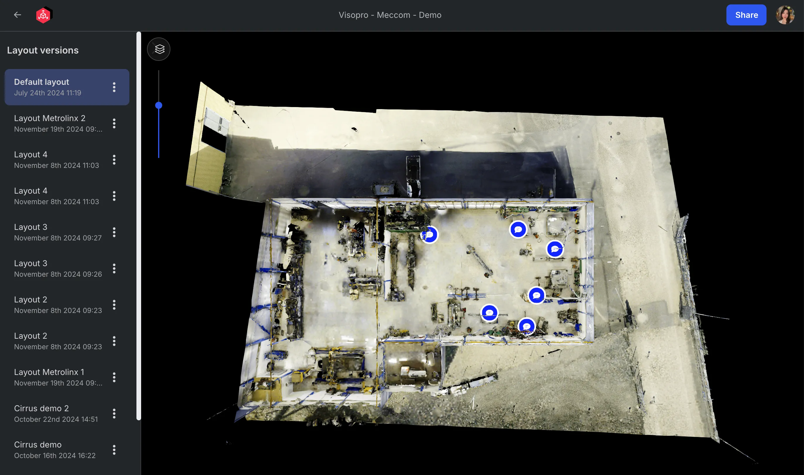 RealityPlan Access layout on cloud platform