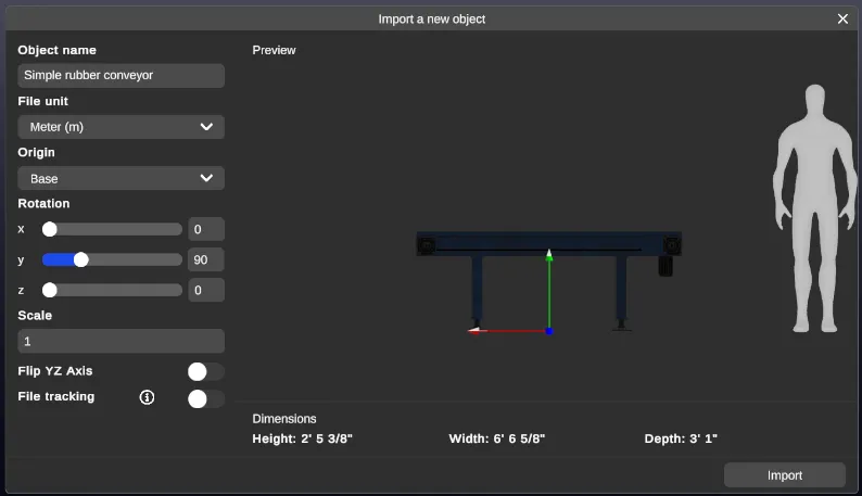 RealityPlan Adding the model to the library