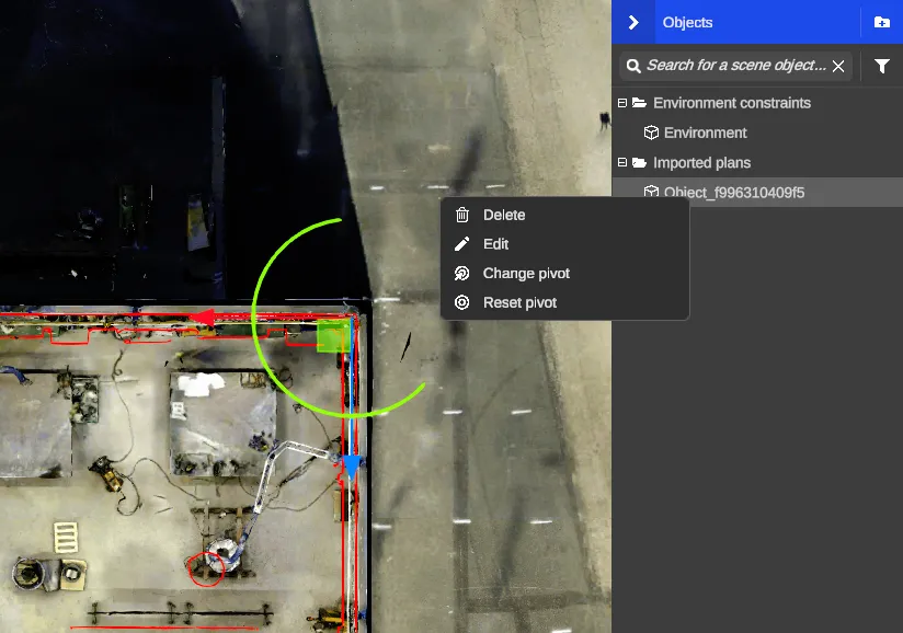 RealityPlan Pivot point controls