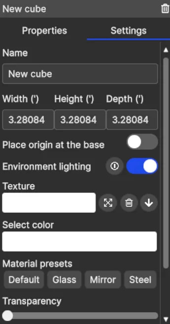 RealityPlan Coloring and texturing