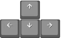 Arrow keys