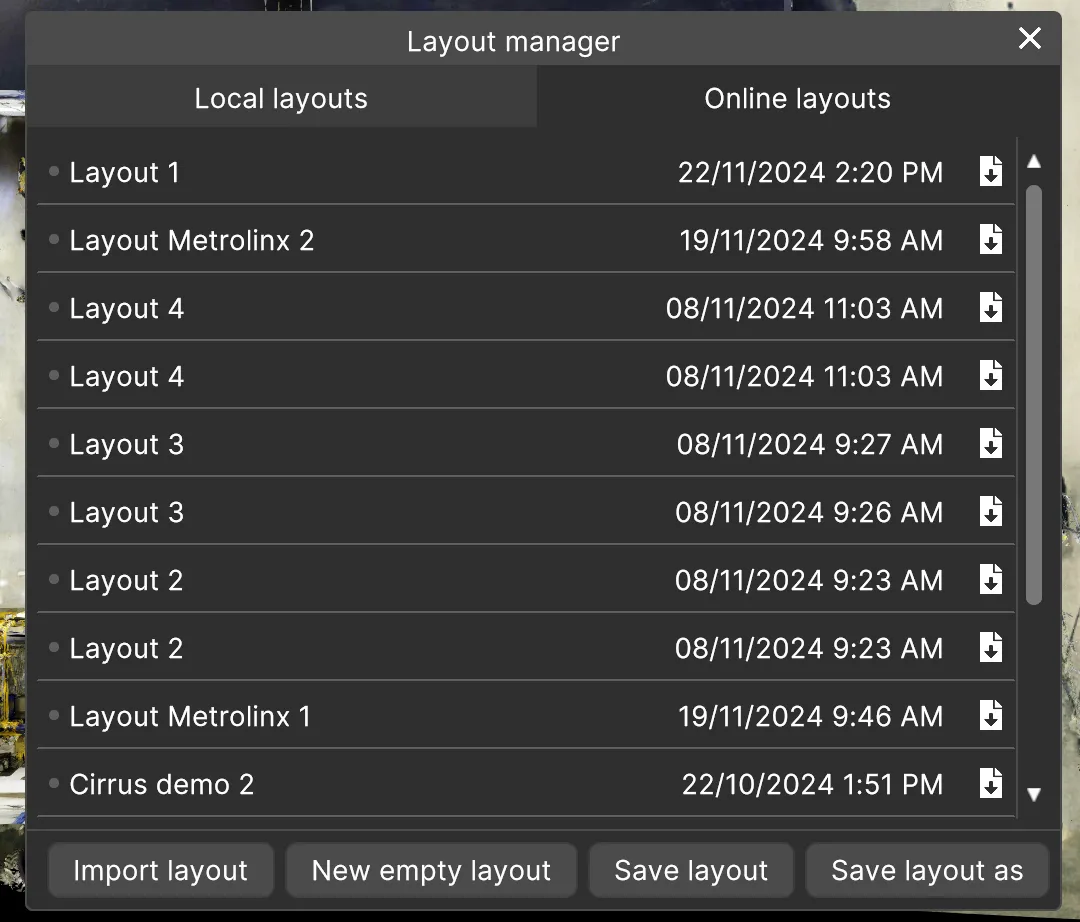 RealityPlan Importing your online layouts