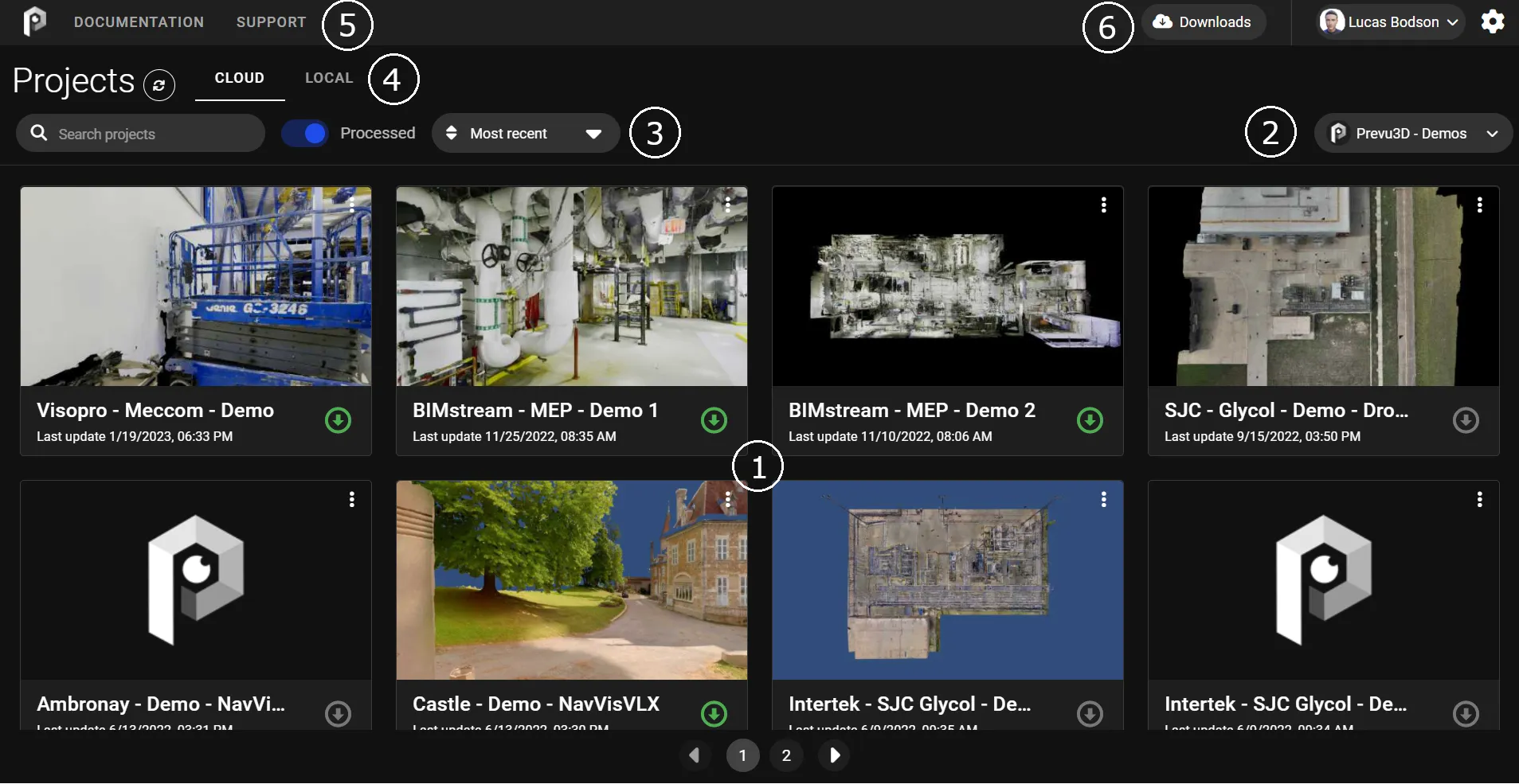 RealityPlan Interface overview