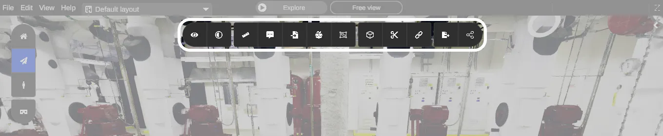 RealityPlan The toolbar