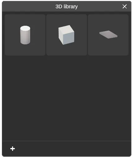 RealityPlan Basic 3D shapes tool