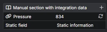 RealityPlatform integration-backed metadata field