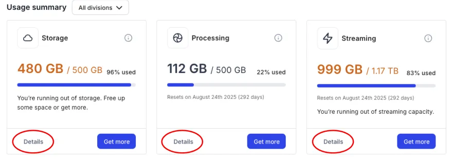 RealityPlatform detailed usage option