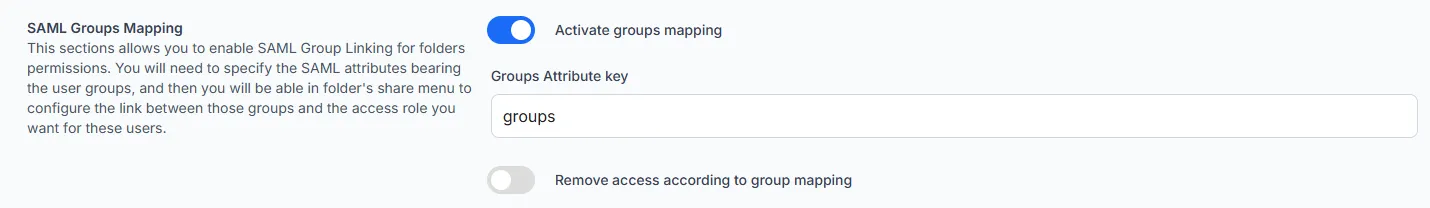 RealityPlatform SAML group attribute setting
