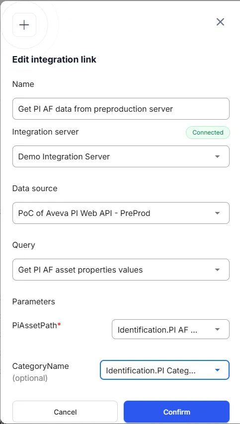 RealityPlatform Asset type integration property mapping