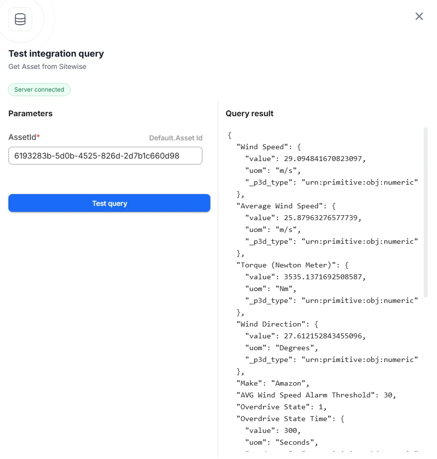 RealityPlatform Integration test query