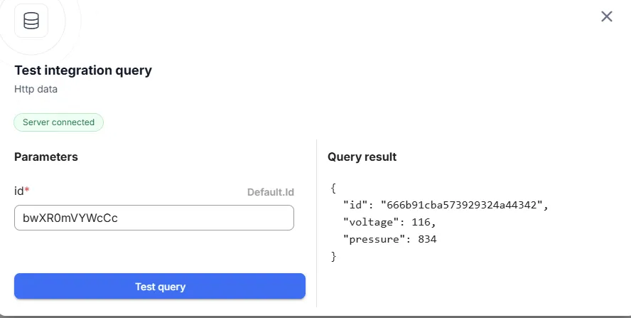 RealityPlatform Integration test query