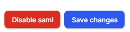 RealityPlatform saved SSO configuration