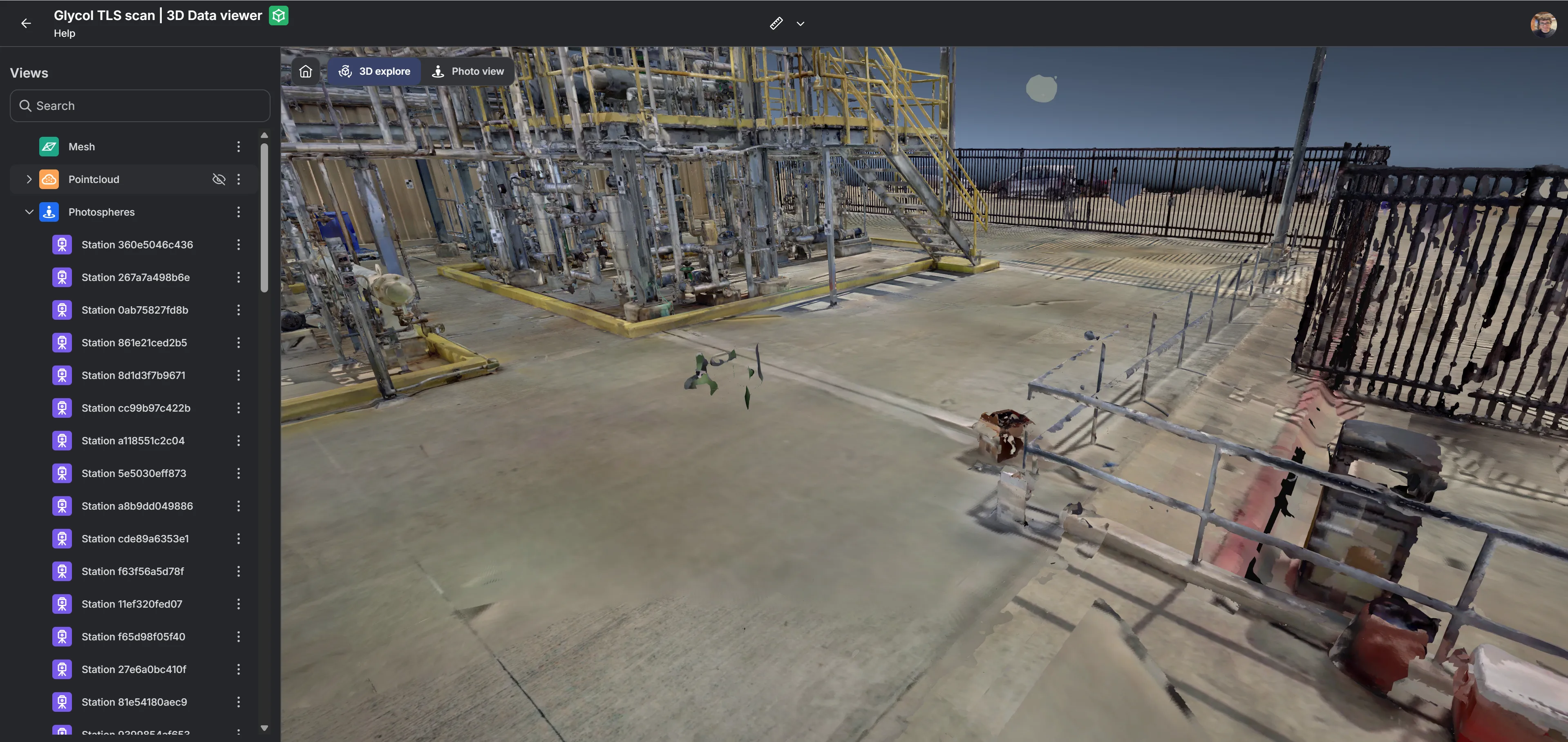 RealityPlatform mesh representation