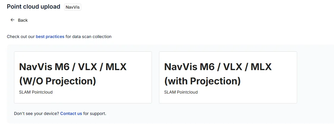 RealityPlatform Texture projection option