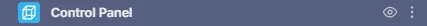 Eye button on an entity row to toggle its visibility
