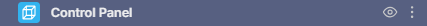 Eye button on an entity row to toggle its visibility